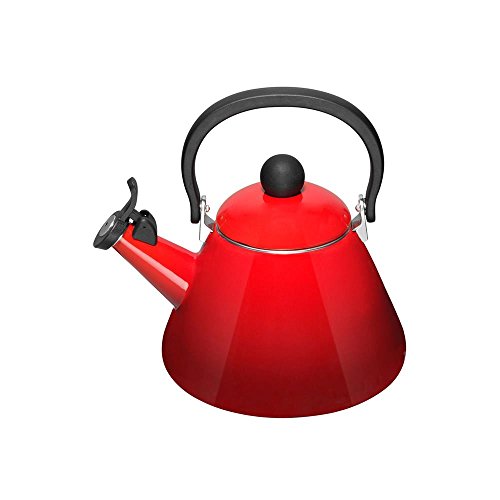 Le Creuset Kone Wasserkessel mit Pfeife, Emaillierter Stahl...