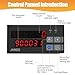 Mechanical Length Counter Digital Length Meter Counter Digital Cable Length Meter Counter Single Measure Wheel Unit in Feet Meter with Control Function 0-999999