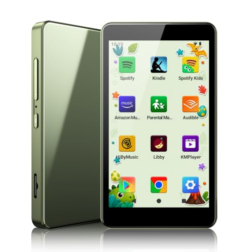 PECSU Android 14 MP3 Player with Bluetooth and WiFi (Sage Green)