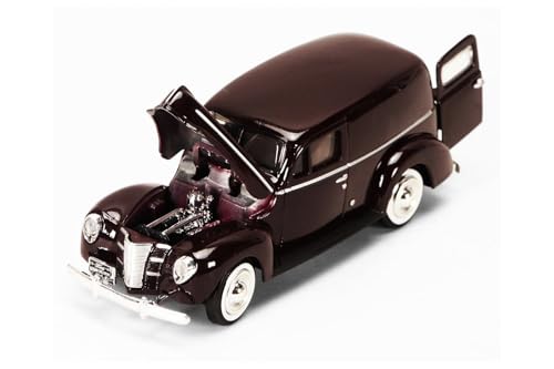 1940 Ford Sedan Delivery Hardtop 1:24 Burdeos miniatura 4