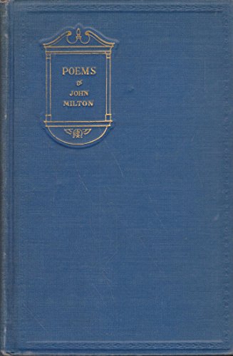 Poems of John Milton B003N3GPVO Book Cover