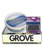 Bad Air Sponge Air Odor Absorbent Bundle with Skid Pad – Eliminates Indoor Odors, Non-Toxic, Biodegradable, Absorbs Smoke, Pet, Cooking & Carpet Smells – Gift Set (2 Items)