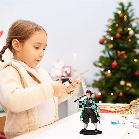 Abelestore Anime Cartoon Character Q Posket Action Figure | Limited Edition | Attractive Lightweight Durable Toy Figures for Home Decors Office Desk and Study Table - Itachi (Tanjiro 16Cm) - Image 5 thumbnail