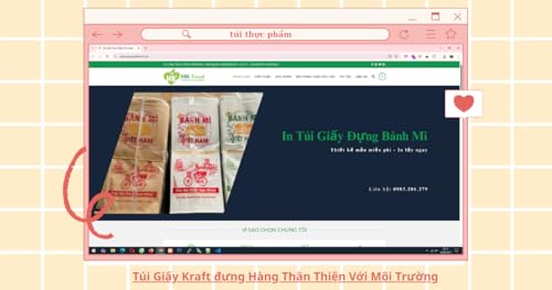 Túi Gi&acirc;́y Kraft đựng Hàng Th&acirc;n Thi&ecirc;̣n Với M&ocirc;i Trường