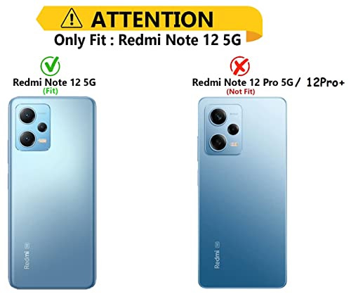 Image of COVERBLACK Rubber Silicone Back Cover for REDMI Note 12 5G - Transparent