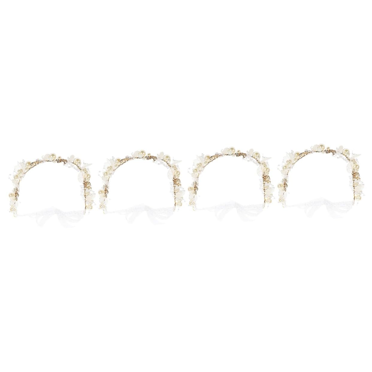 Baluue 4pezzi Coroncina e Accessorio Per e Damigelle Decorazione Per Matrimonio e Occasione