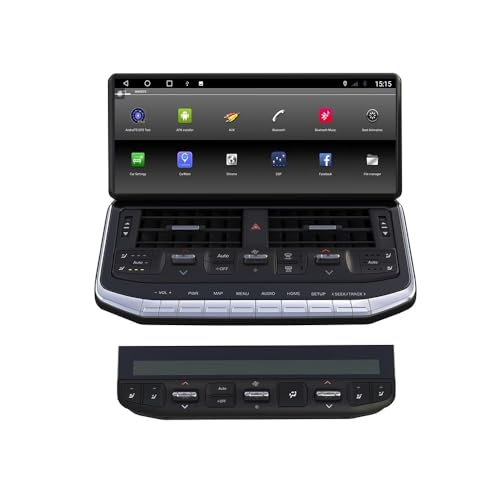 ABUWU Leitor de mídia automotivo Android de 12,3 polegadas adequado para TOYOTA LANDCRUISER LC300 20