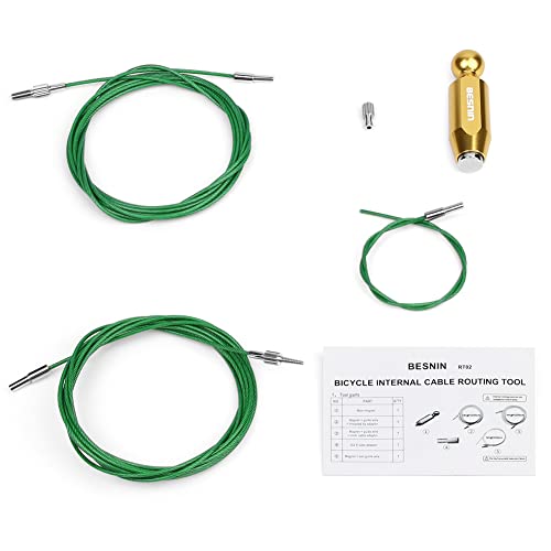 BESNIN Internal Cable Routing kit Bicycle Internal Cable Routing Tool Cycling Bike Internal Cable Routing Tool for Bicycle Frame Put Out Inner Wire