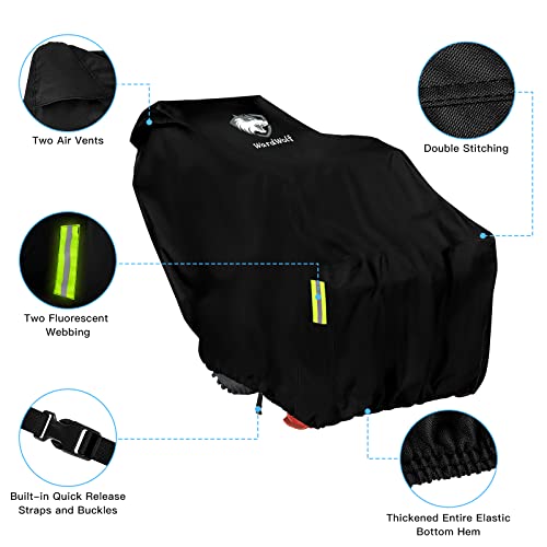 Wardwolf Snow Blower Cover, Waterproof Heavy Duty 900D Snowblower Cover thumb #3