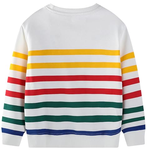 Image of Hongshilian Unisex Kids Cute Cartoon Cotton Sweater Shirt