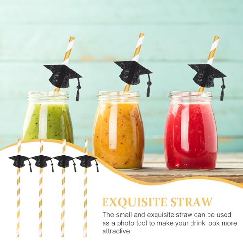 Pitillos desechables de papel graduación 24 pcs miniatura 6