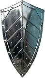 scudo templare cavaliere medievale armatura crociato crociato acciaio battaglia guerriero rosso
