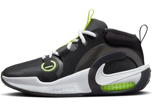 Nike Air Zoom Crossover 2 Big Kids' Basketball Shoes (FB2689-001, Black/Volt/Anthracite/White) Size 6.5