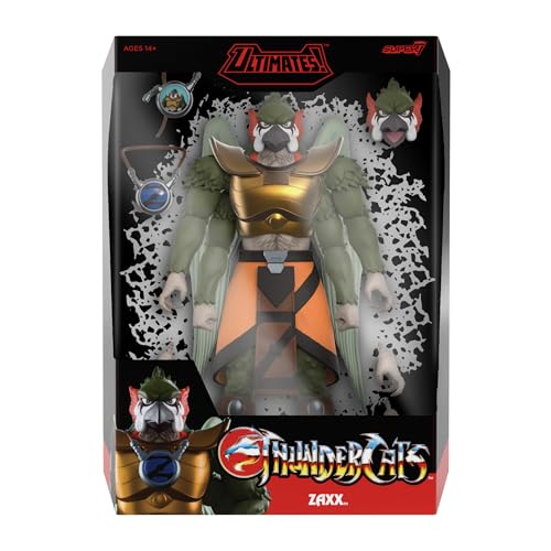 Image of Super7 ULTIMATES! Thundercats Zaxx - 7 inch Thundercats Action Figure with Accessories - Classic Cartoon Collectibles and Retro Toys