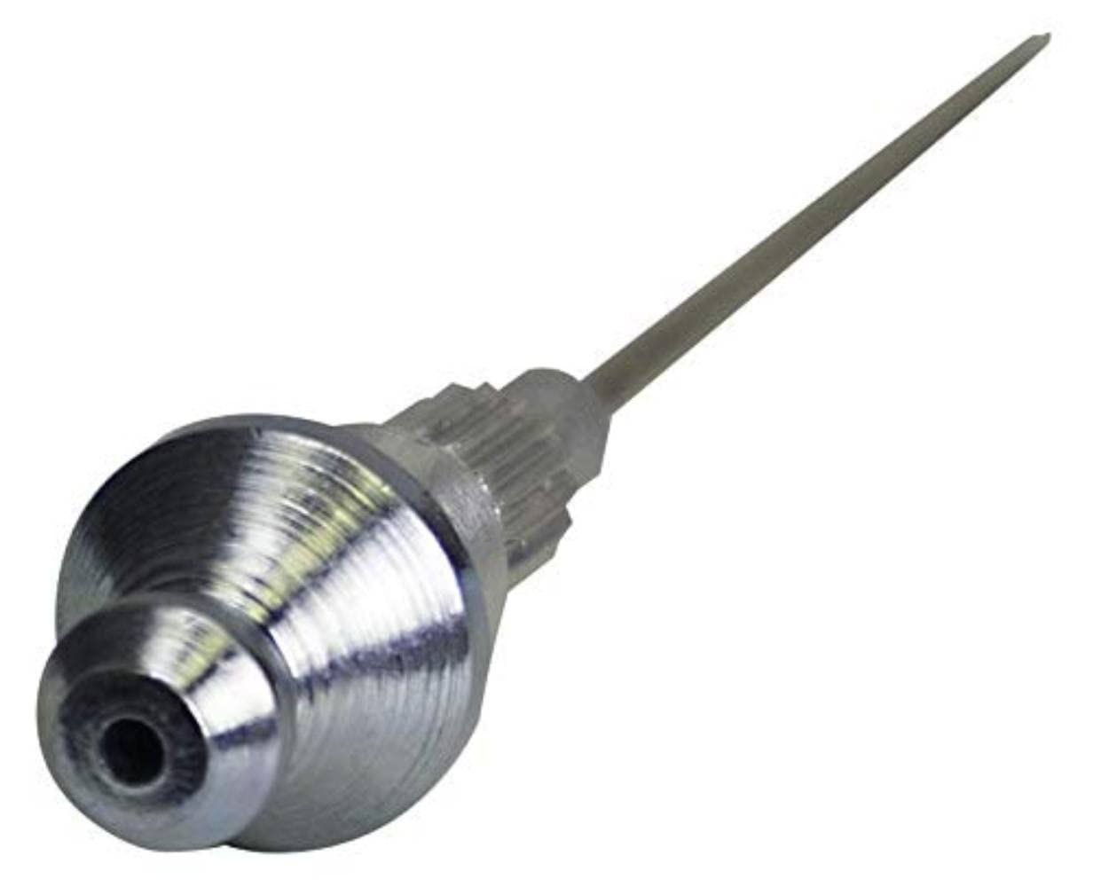 Groz Grease Injector Needle, 1-1/2 Inch Stainless Steel, 1000 PSI Max, with Aluminum Holder, Fits Standard Grease Guns, for U-Joints and Sealed Bearings (44880)