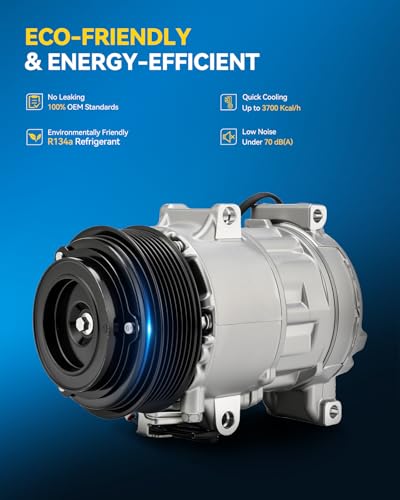 Image of PHILTOP 7512859 Air Conditioner AC Compressor with Clutch for Lexus IS250 2006-2013 2.5L,IS350 2006-2010, 2011-2013 3.5L,GS350 2007-2011 3.5L,GS300 2006 3.0L