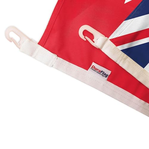 Drapeaux australiens rouges Duraflag 1,5x0,9m : finis les nœuds grâce aux clips intégrés