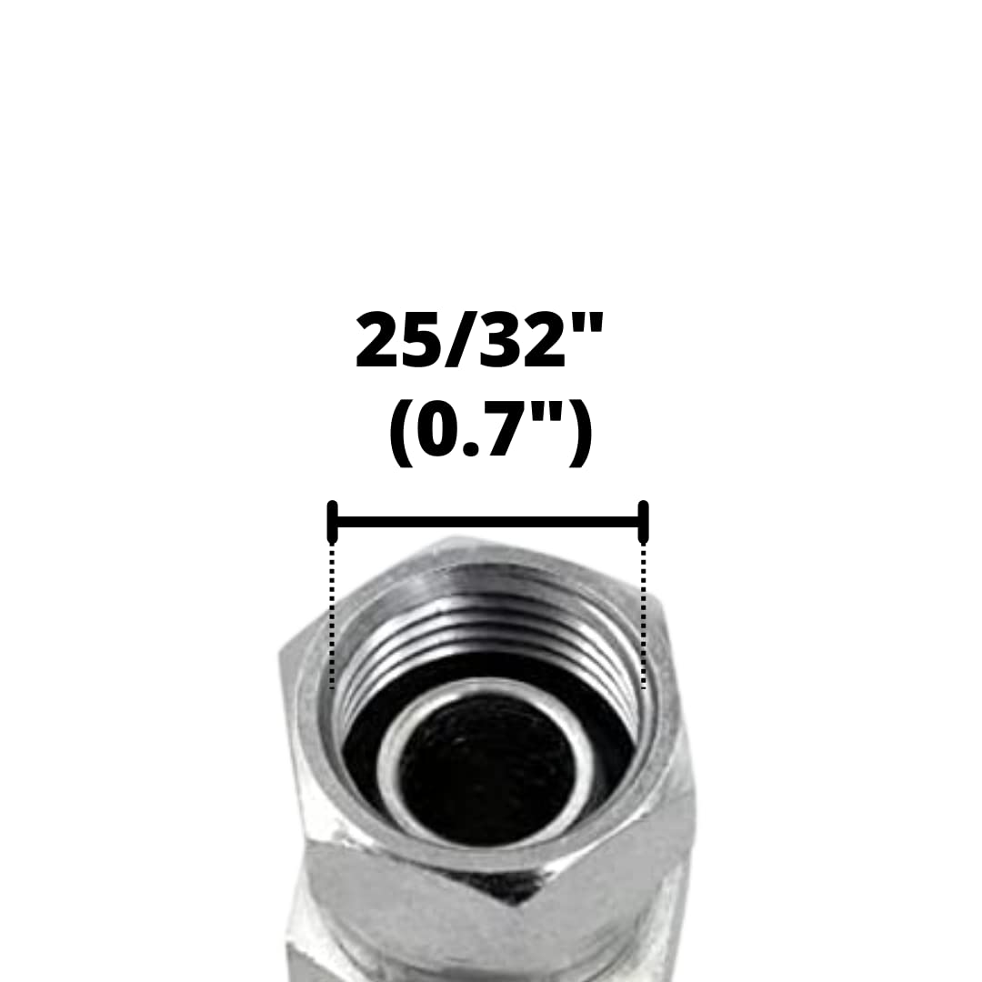 Raccordi Tubi Idraulici Adattatore Gomito 90° 3/8 NPT Maschio X Femmina - Per Tubazioni, Modello 5502-06-06 Iaw 5af N8 - Foto 8
