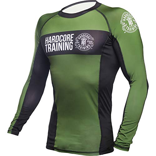 Hardcore Training Recruit Men's Rash Guard Compression Long Sleeve MMA No-Gi Tight BJJ Grappling Base Layer Fitness3