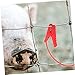 ULTECHNOVO 2pcs Livestock Farm Fence Charger Electric Fence Jump Connect Wire Fencing System Wire Clips Jump Leads Cable Clip