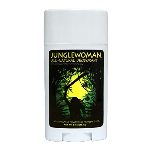 Junglewoman All-Natural Deodorant, Extremely Light Lime Scent - 3.0 Ounce Stick