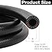 5/16 Inch (8mm) ID Fuel Line Hose 10FT NBR Neoprene Rubber Push Lock Hose High Pressure 280PSI for Automotive Fuel Systems Engines(Black, 5/16“ID*0.55