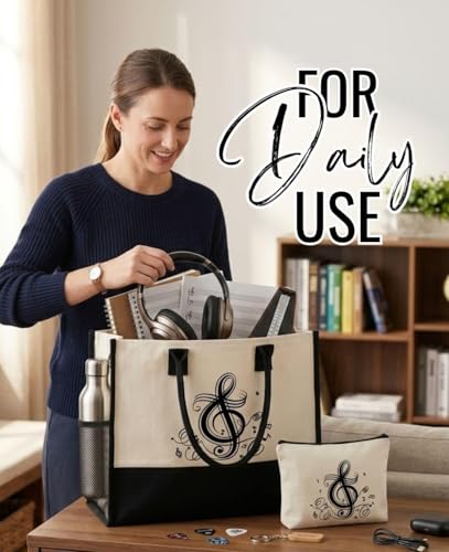 Bolso tote de lona con estuche InnoBeta para músicos mujer miniatura 2