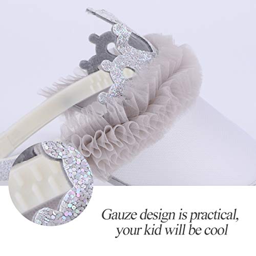 KESYOO Cinza Viseira de Sol Chapéu Cap Esporte Ao Ar Livre Chapéu de Proteção Uv Com Coroa Praia Cha