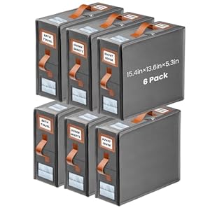 Nathomaim BSO-G-6P Unterbettkommode Grau 6er-Pack