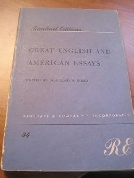 Paperback great english ; american essays Book