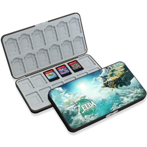 Ya en mundofriki.es: Switch Card Holder, Funda Juegos para Switch, Caja Tarjetas de Juego, con 24 Ranuras para Almacenamiento de Tarjetas de Juego y 24 Ranuras para Tarjetas SD, Silicona Blanda de Carcasa Dura (DC2410)