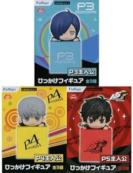 FuRyu ひっかけフィギュア　ペルソナ3 ペルソナ4 ペルソナ5 セット Amazon.co.jp: フリュー ペルソナ P3/P4/P5 ひっかけフィギュア 全3種