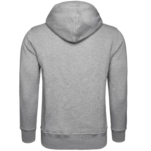 Gant Herren Reg Archive Shield Hoodie Kapuzenpullover, Grey Melange, L EU – Ansicht 4