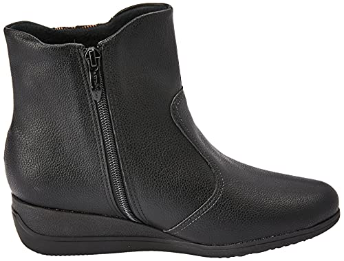 Bota Anabela Médio Beth, Piccadilly, Preto, 36