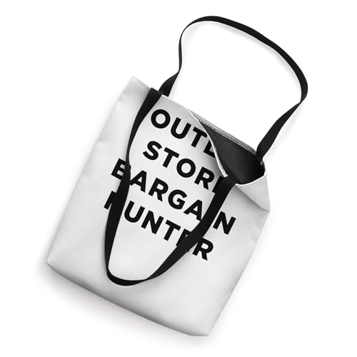 Outlet Store Bargain Hunter Shopper Word Design Tote Bag