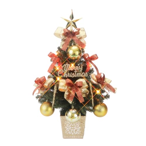 クリスマス屋 クリスマスツリー 卓上 プレミアム ミニツリー 60cm 陶器 ポット ツリー ゴールド 陶器鉢