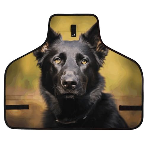 Delantal de Herramientas German Shepherd con 8 Bolsillos Negro miniatura 1