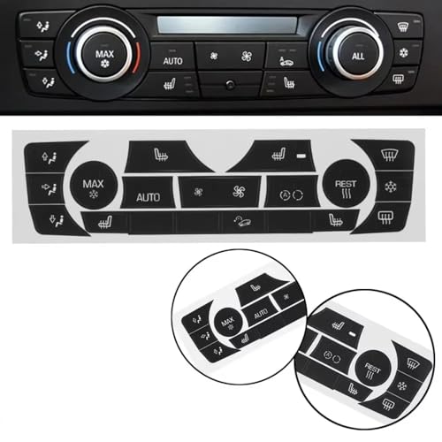 Autocollants bouton pour BMW E90 E91 E92 solution pour boutons pelés et usés 2006-2011