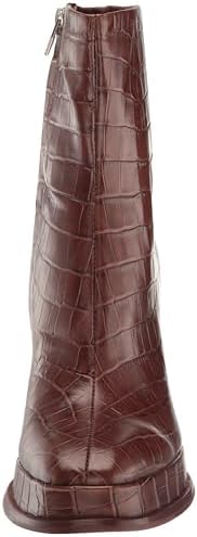 Dolce Vita Women's LOCHLY Fashion Boot, Walnut Embossed Leather, 7.5 | Image 1