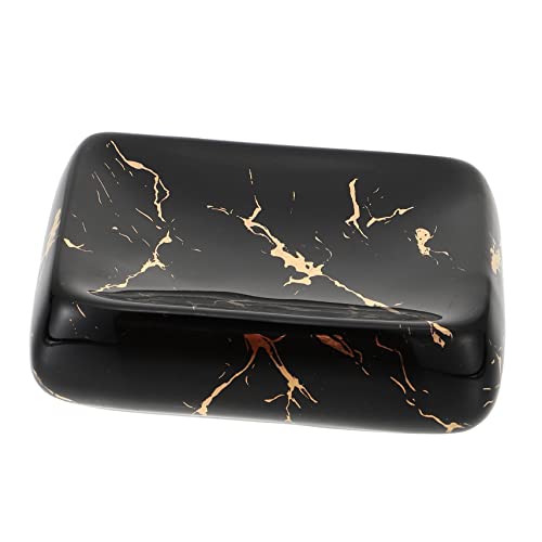 Ciieeo 1pc Ceramic Soap Dish Elegant Bathroom Soap Holder Tray Easy to Clean for Sink Shower Use for Home Decor