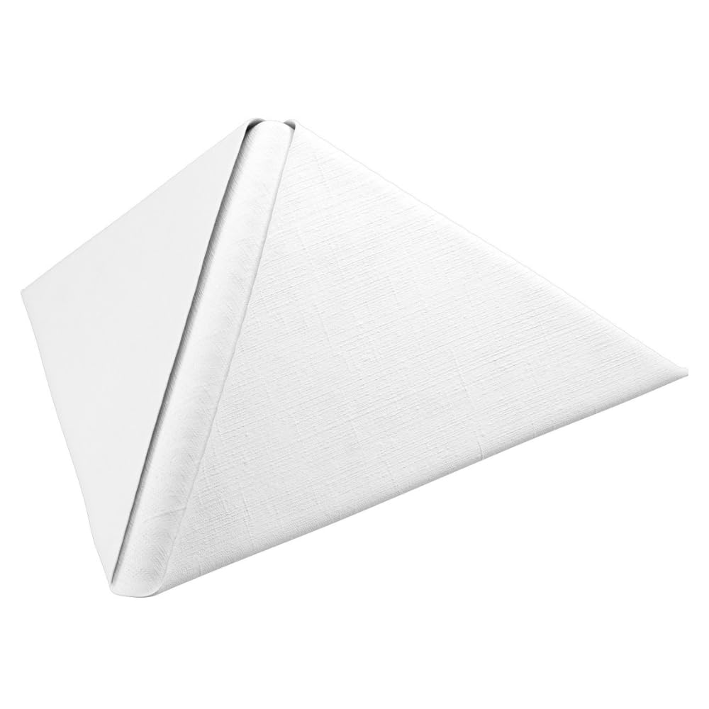 Duni Dunilin Serviettes White 48 x 48 cm 1/4 Fold 36 Pieces Duni Napkins White 48 x 48 cm