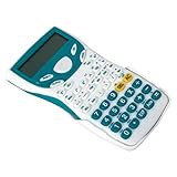 Tradineur - Calculadora científica - 240 Funciones - Diseño ergonómico - Fabricado en plástico a prueba de arañazos - 16,3 x 8,5 x 2,5 cm - Color Blanco