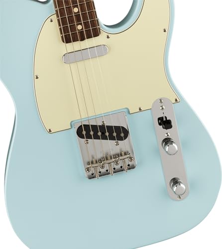 Fender Vintera II ’60s Tele RW Sonic Blue – Guitare Électrique - Les Beatles, Paul McCartney, John Lennon, RIngo Starr, George Harrison Fender Vintera II '60s Tele RW Sonic Blue - Guitare Électrique – Image 4