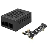 Geekworm X1001 M.2 NVMe SSD Pip PCIe Peripheral Board with P579 Metal Case for Raspberry Pi 5