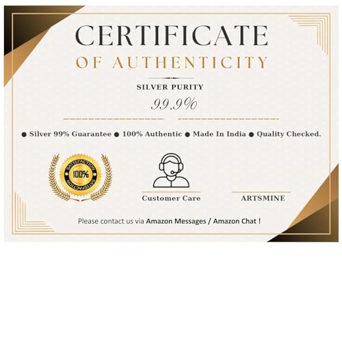 Image of ARTSMINE 999 Silver Radha Krishna Frame - Pure Silver Sheet with Purity Certificate|Ideal for Pooja Room, Home & Office Decor|Best for Wedding, Housewarming & Corporate Gift - 1 Unit (23 x 20 CM / 8.5 x 8 Inch)
