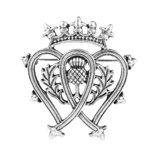 Byuexhp Dress Brooch – Chardon fait à la main comme fleur de boutonnière tendance | Broche comme bijou | À fixer sur un blazer, un manteau, un pull, une écharpe lors d'une fête