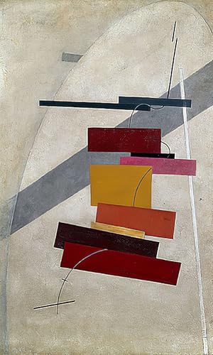 Toile moderne Komposition Lissitzky peinture pour décoration salon