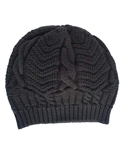 FosterNatur, Merino Zopfmütze, 100% Wolle (Schwarz) Cover