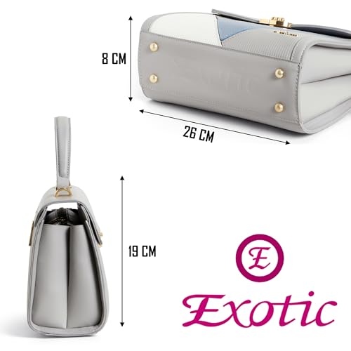 Image of EXOTIC Premium Embossed Pattern Elegance Satchel Bag | Cross Body Bag | Sling and shoulder Bag | Suitable For Every Occasion