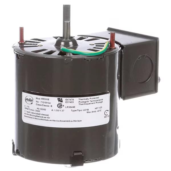HVAC Motor, 1/25 HP, 3000 RPM, 115V, 3.3